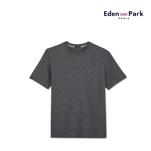 T-shirt gris en jersey de coton
